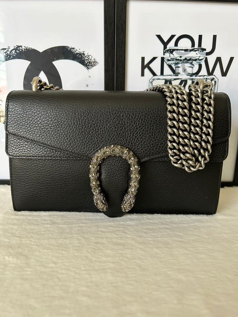 Gucci dionysus black best sale small