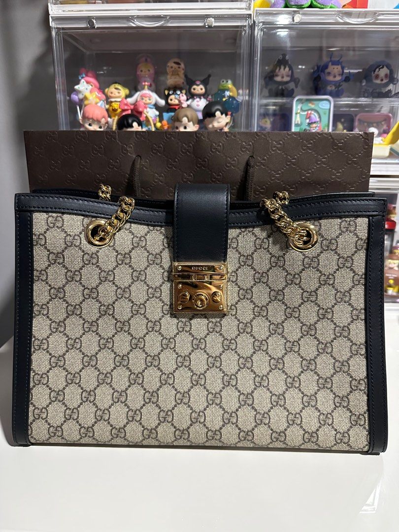 Gucci padlock medium GG shoulder bag Luxury Bags Wallets on Carousell