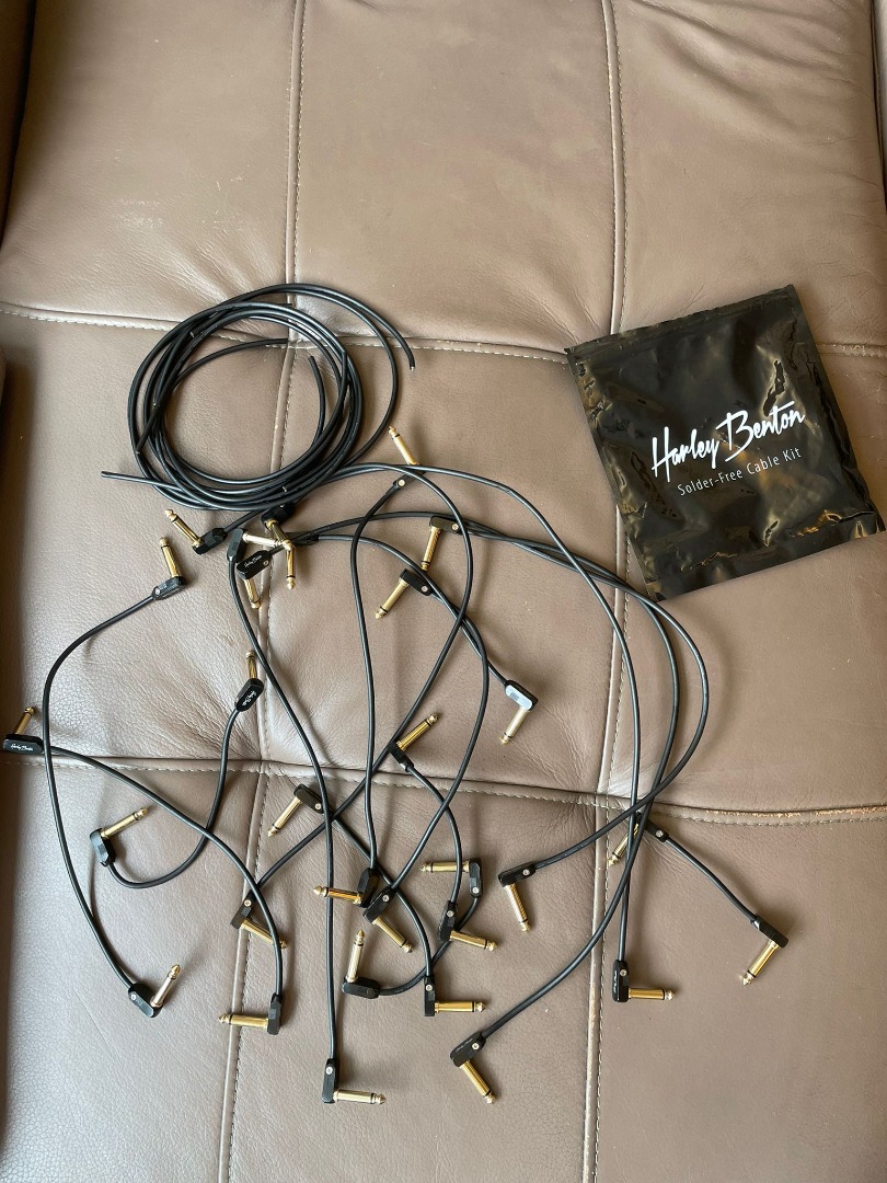 Harley Benton Solder free Patch Cable kit used