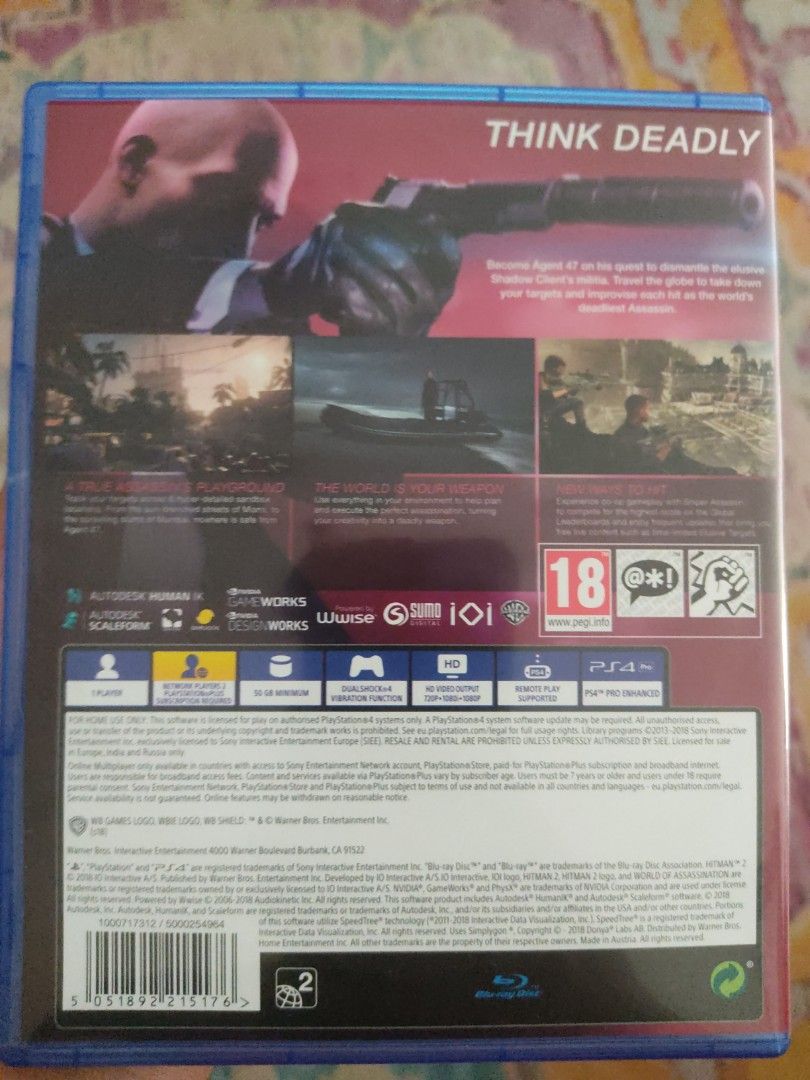 Hitman 2 (Category: PlayStation) located in Putrajaya. Submitted by boyy777 (Listing ID 1237402068, Image 2). Description: Last price Rm50 meet area putrajaya.