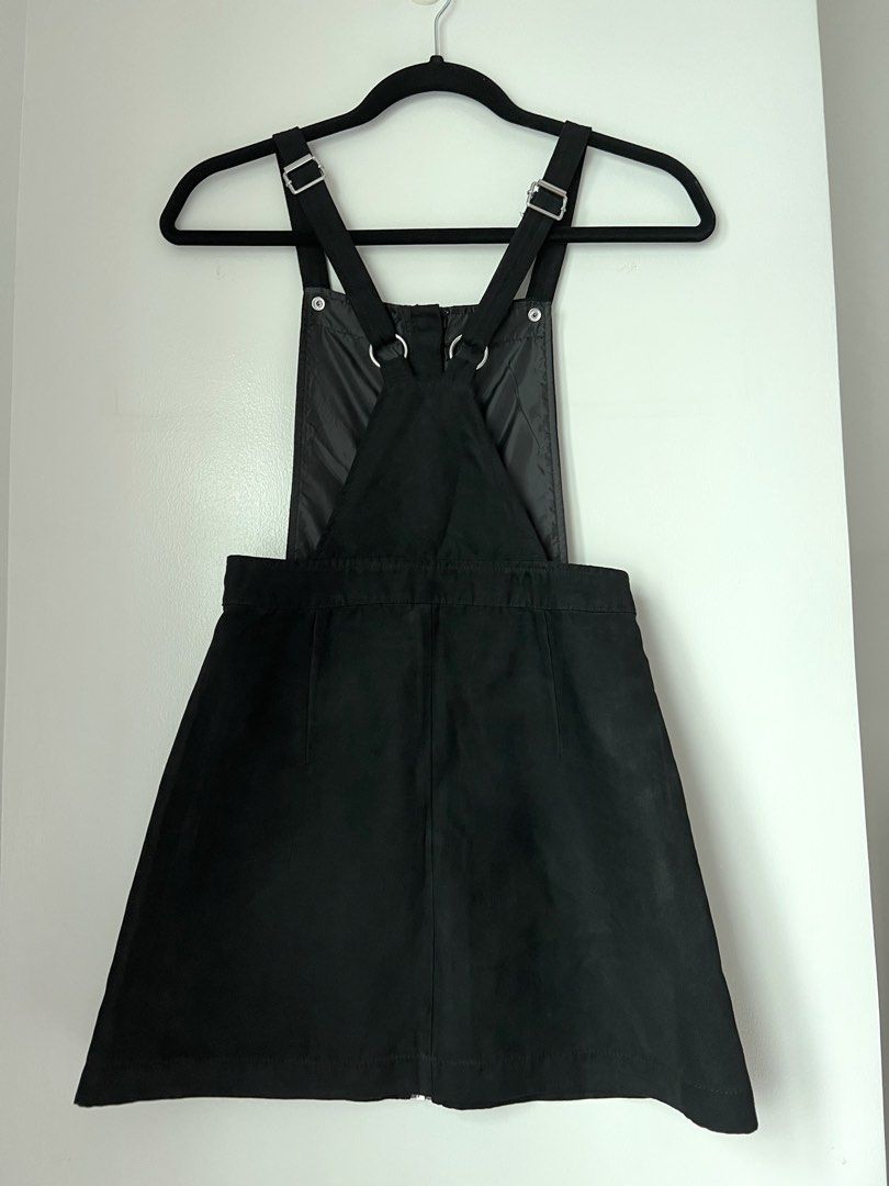 H M Black Skirt Romper Dress Women s Fashion Dresses Sets