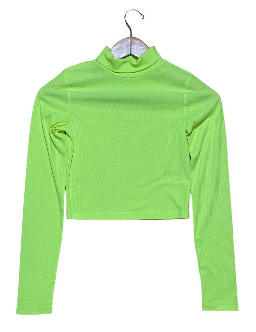 H&m neon deals green top