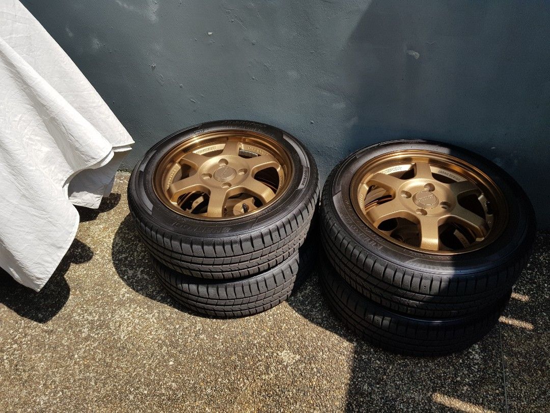 Honda N Van Sport Rims Tyres Lowering Springs Installed Aligned, Car ...