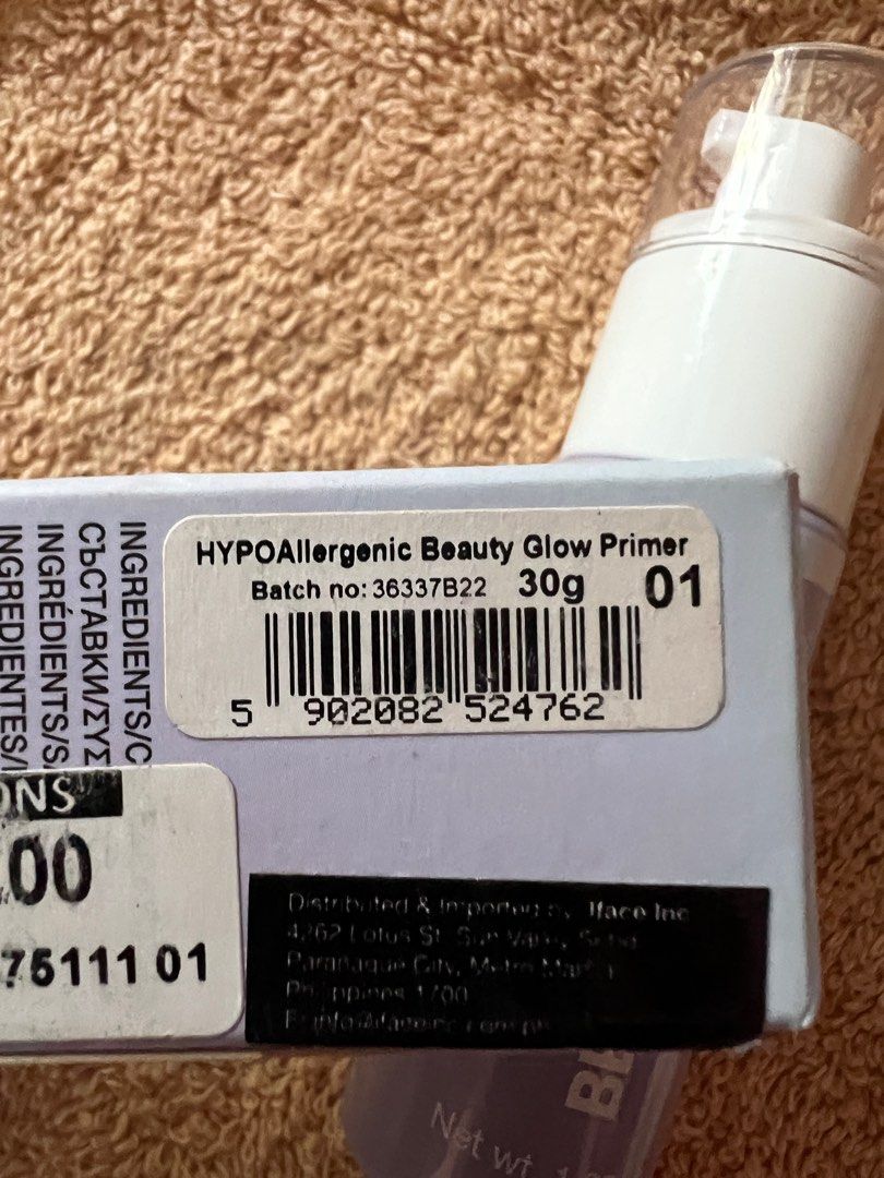 Hypoallergenic primer illuminating beauty glow on Carousell