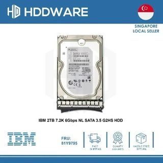 IBM IBM 81y9759 - 3tb 3.5インチニアラインSAS 7.2 K 6 Gb / s HS