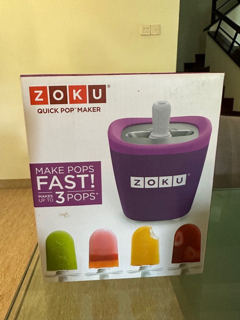 ZOKU Ice Cream Popsicle Maker, TV & Home Appliances, Kitchen Appliances