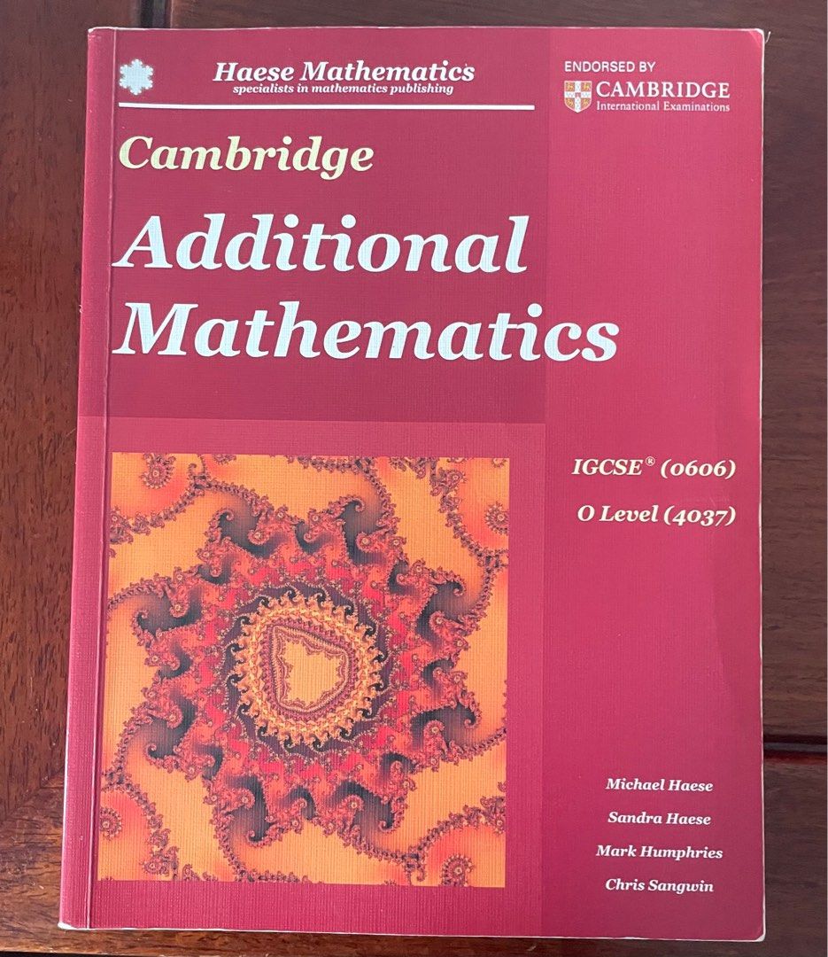 Igcse additional maths textbook hobbies toys books magazines