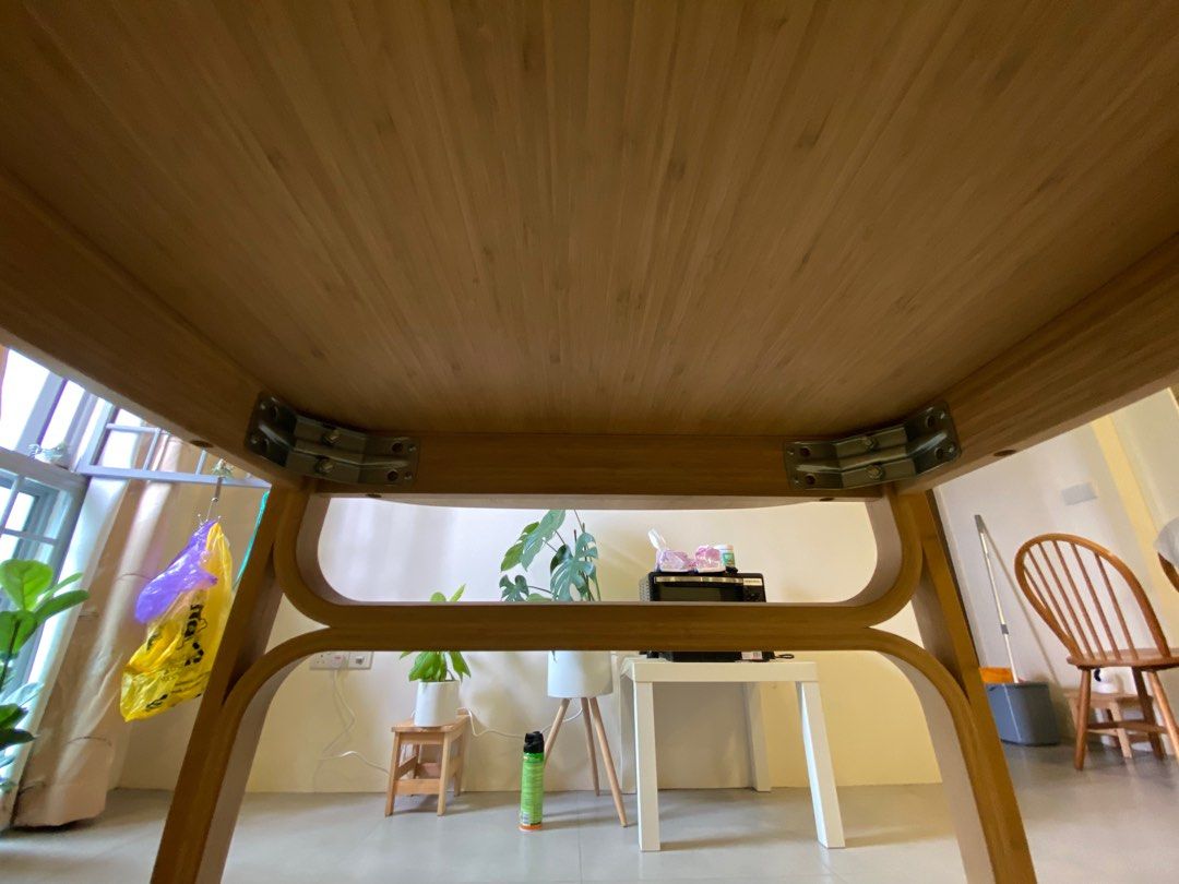 IKEA Bamboo Table (Voxlov), Furniture & Home Living, Furniture, Tables