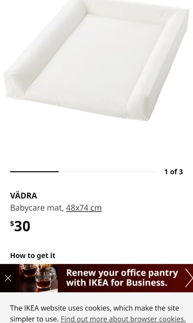 Vadra babycare mat top