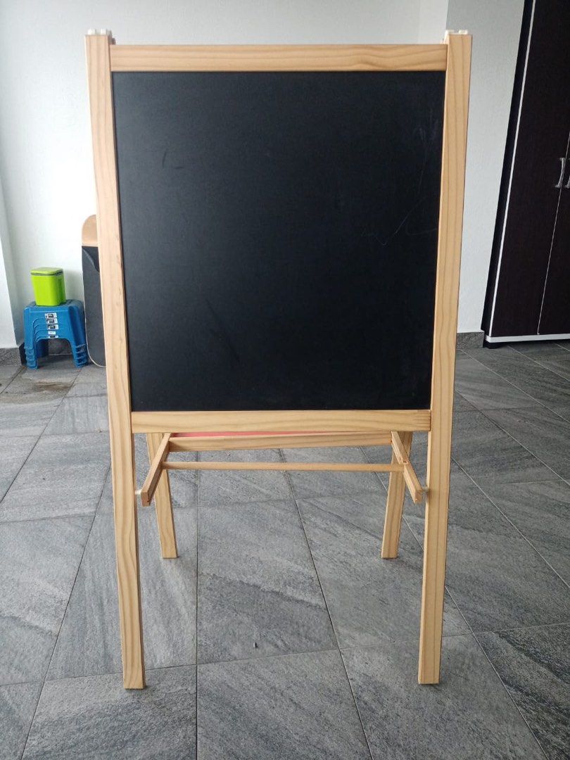 IKEA KIDS WHITEBOARD/BLACKBOARD WITH STAND, Babies & Kids, Baby Nursery