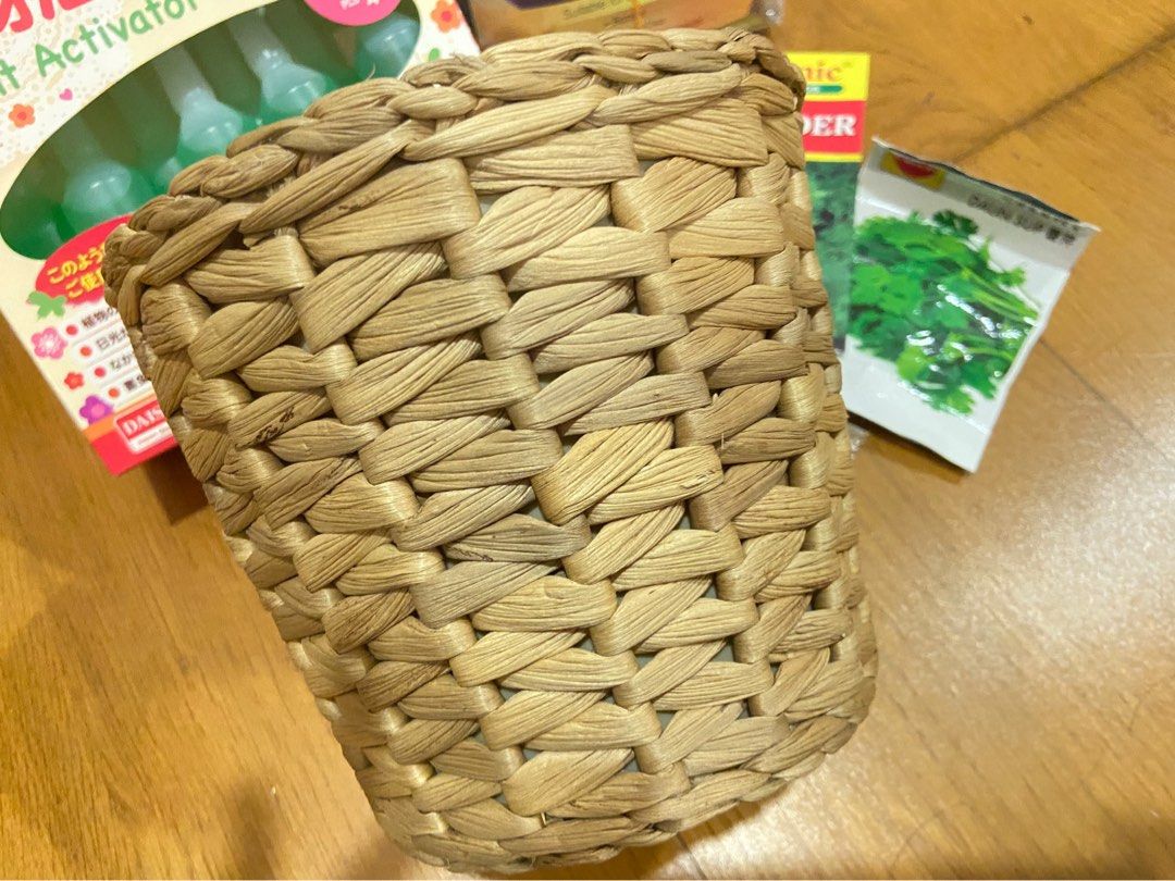 Ikea plant pot and seeds set, Furniture & Home Living, Gardening, Pots