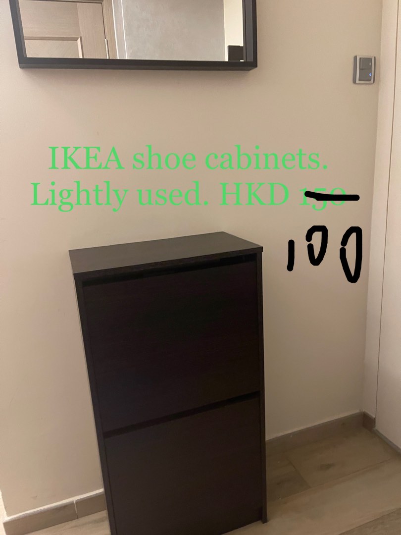 IKEA shoe racks, 傢俬＆家居, 傢俬, 櫃子、組合櫃及置物架 Carousell