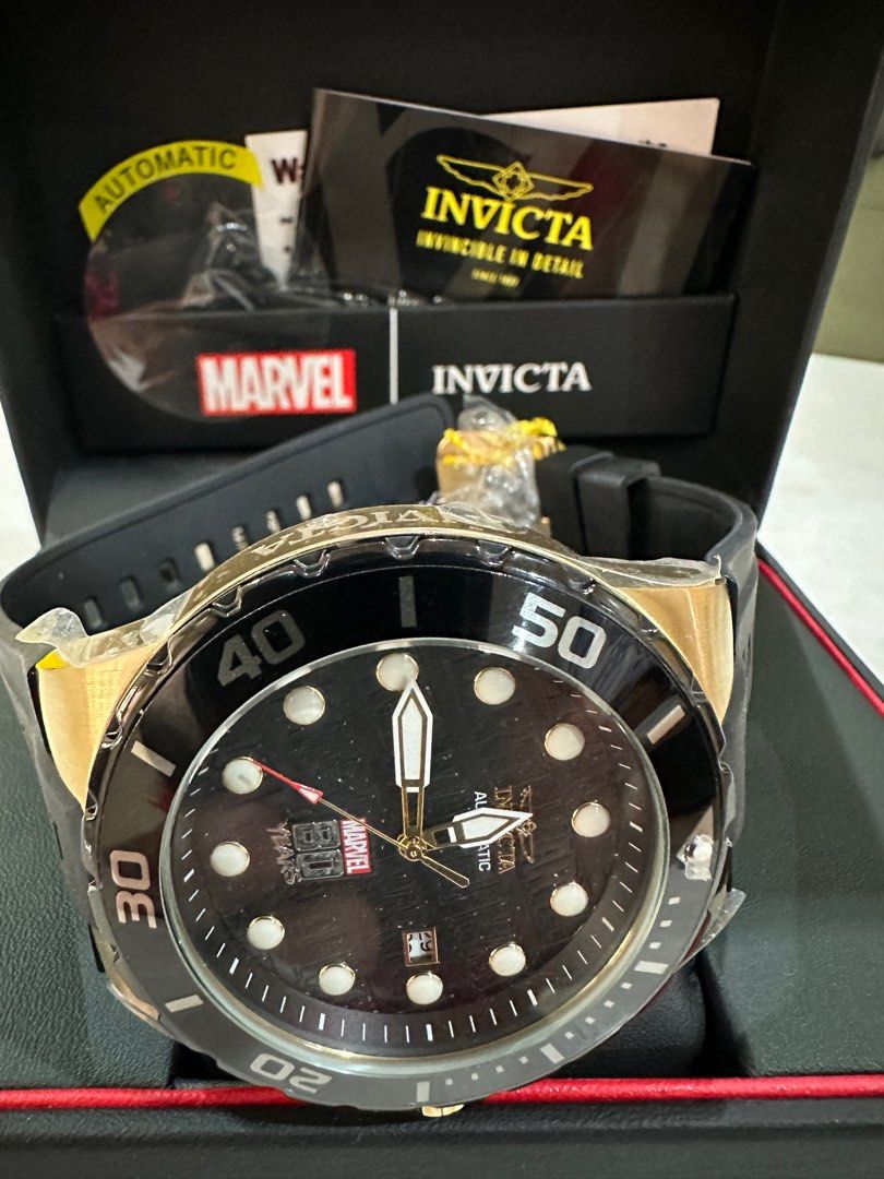 Invicta Marvel Logo Automatic watch Men s Fashion Watches