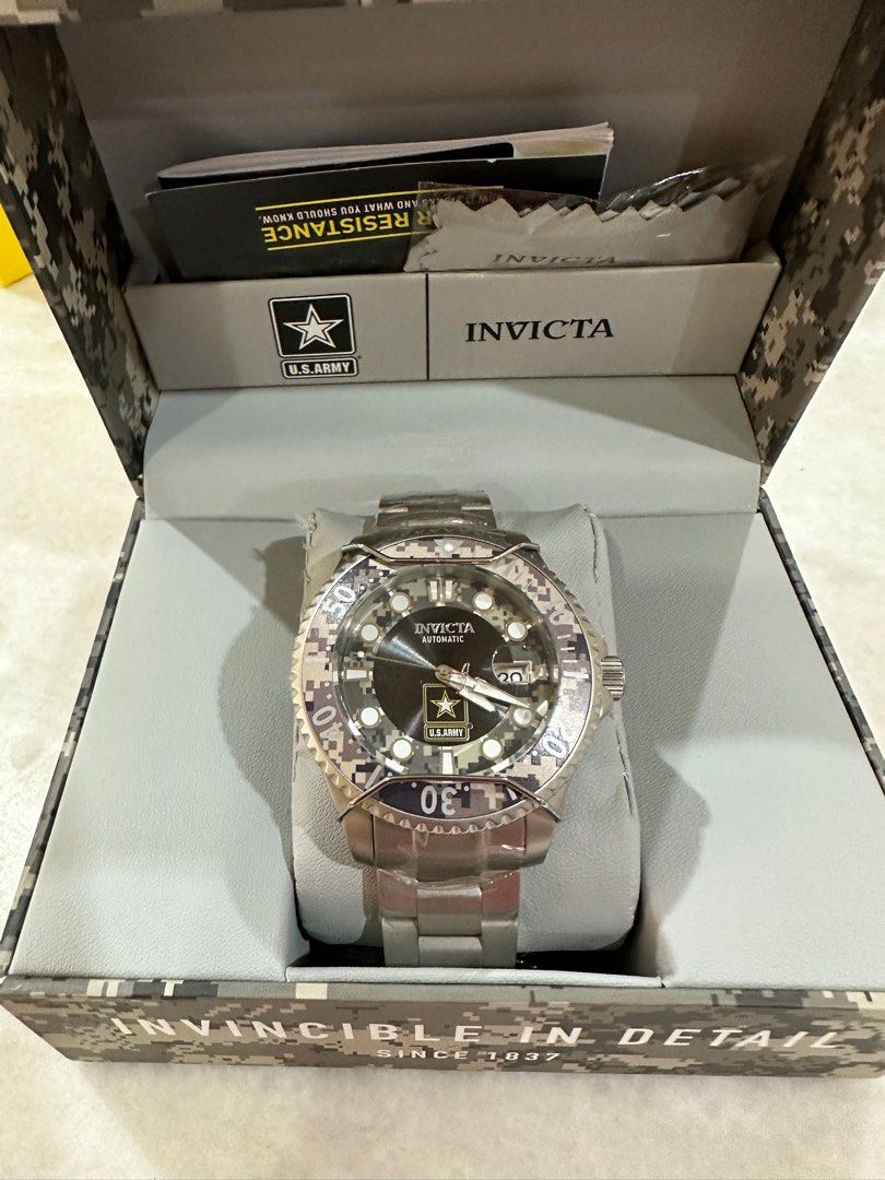 Invicta US Army Automatic watch Men s Fashion Watches
