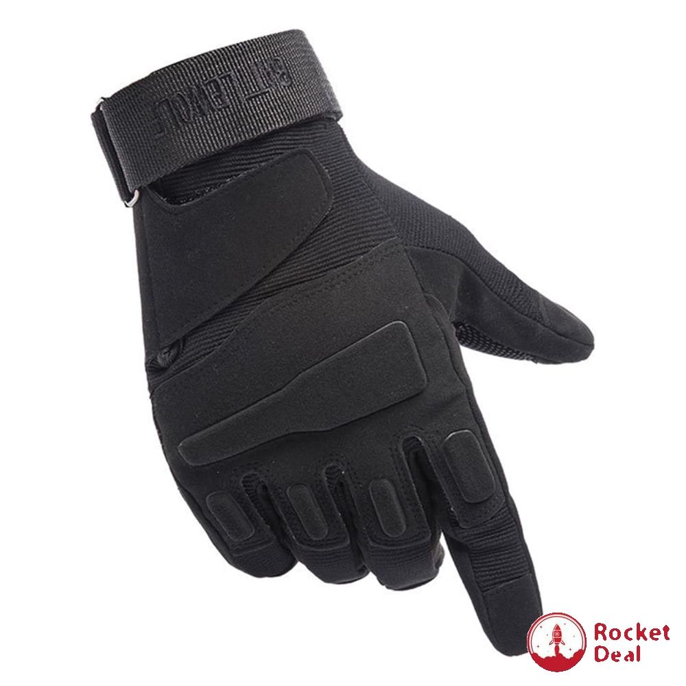 IPENNY Mens Motorcycle Gloves Heavy Duty Fullfinger Outdoor Gloves