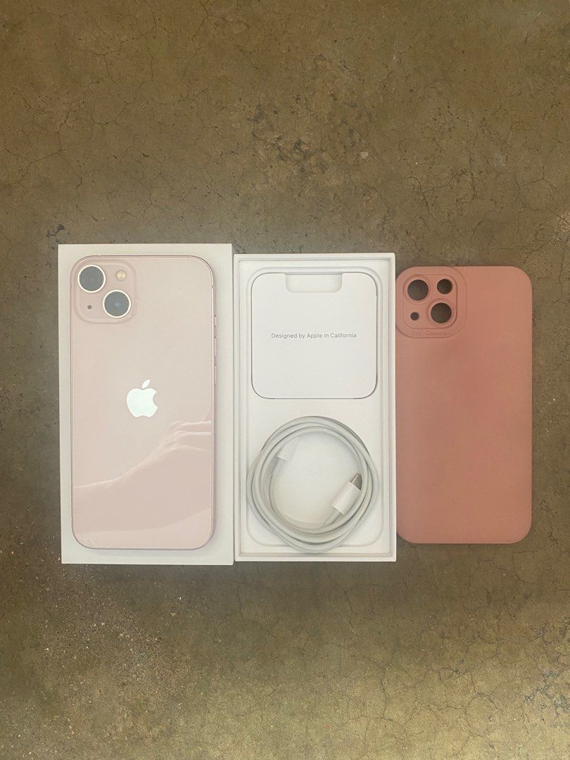 🍎iPhone 13 pink Unboxing with Apple case✨ in 2023