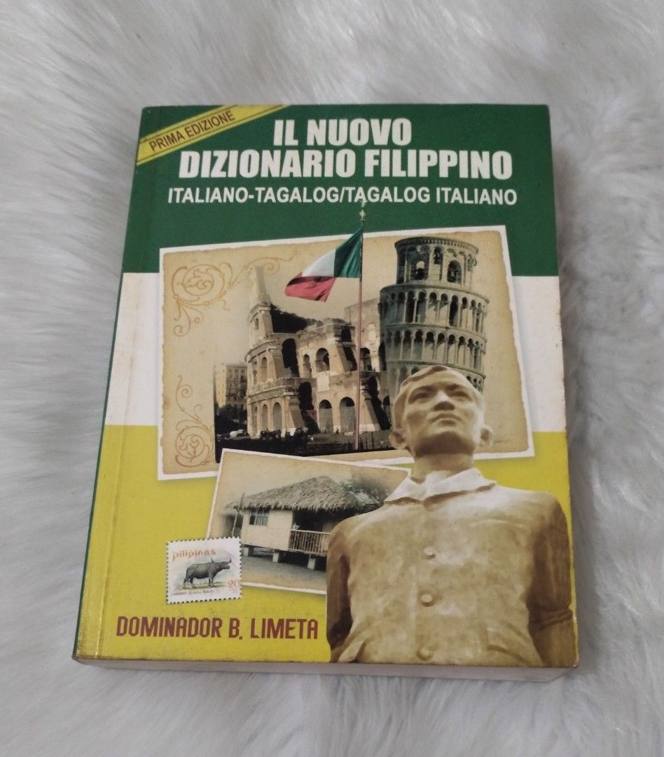 Italian and Tagalog dictionary (Category: Textbooks) located in Muntinlupa City. Submitted by pick.a.buks (Listing ID 1237355669, Image 1). Description: medium soft bound, 491 pages..
