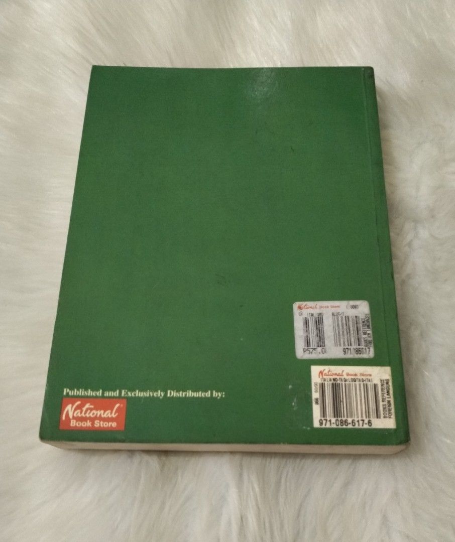 Italian and Tagalog dictionary (Category: Textbooks) located in Muntinlupa City. Submitted by pick.a.buks (Listing ID 1237355669, Image 3). Description: medium soft bound, 491 pages..