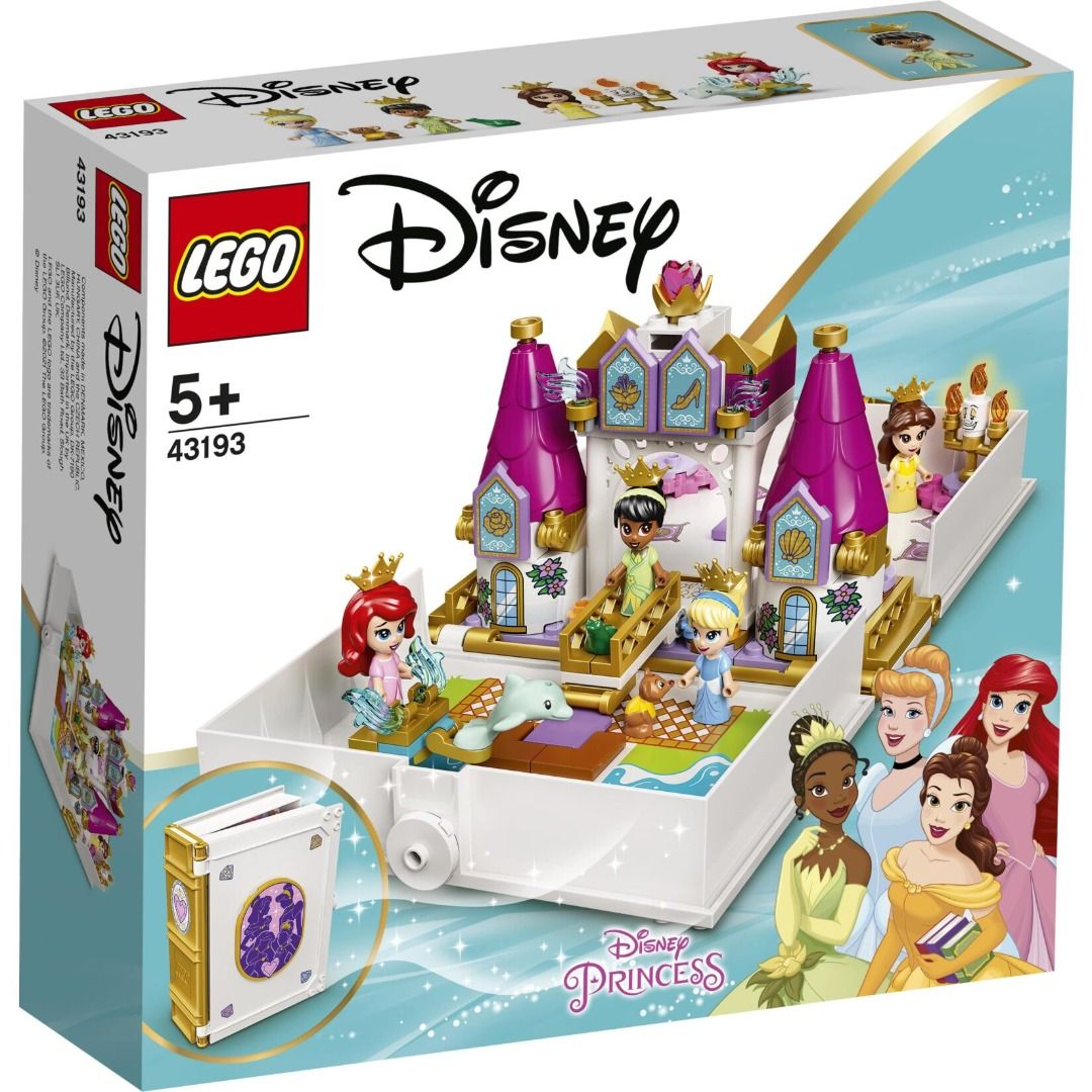 Brand New Lego Disney Princess 43193 Ariel, Belle, Cinderella and Tiana's  Storybook Adventures, Hobbies & Toys, Toys & Games on Carousell