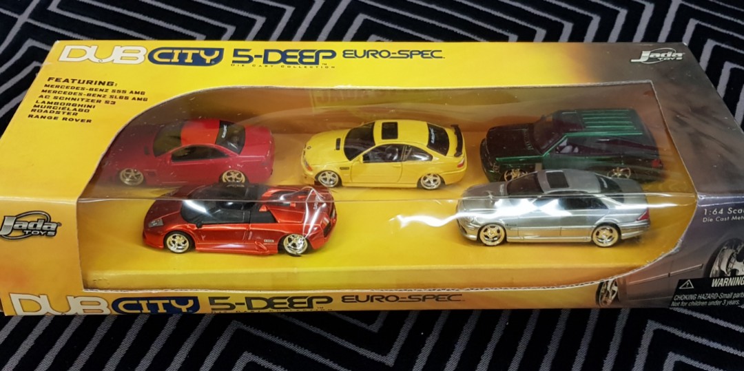 Jada Toys Dub City 5-Deep Euro Spec (Scale 1:64) Car Model Collection