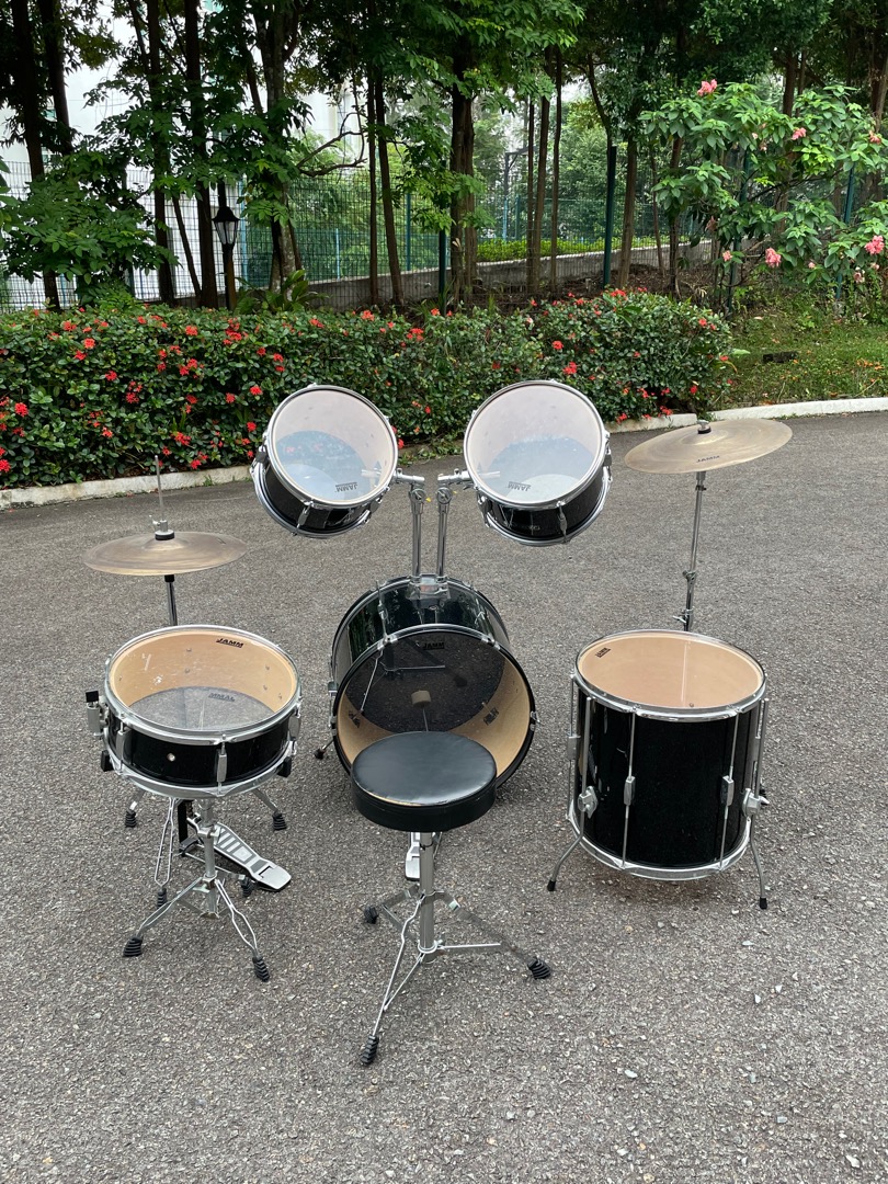 JAMM Drum Set Hobbies Toys Music Media Musical Instruments