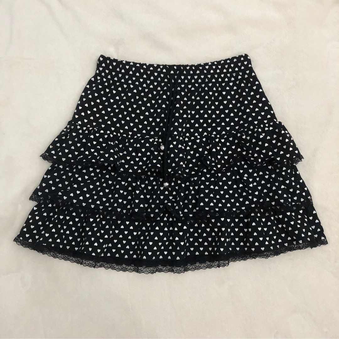 Japan Ruffle Knit japanese ruffled / tiered skirt (from japan) on Carousell