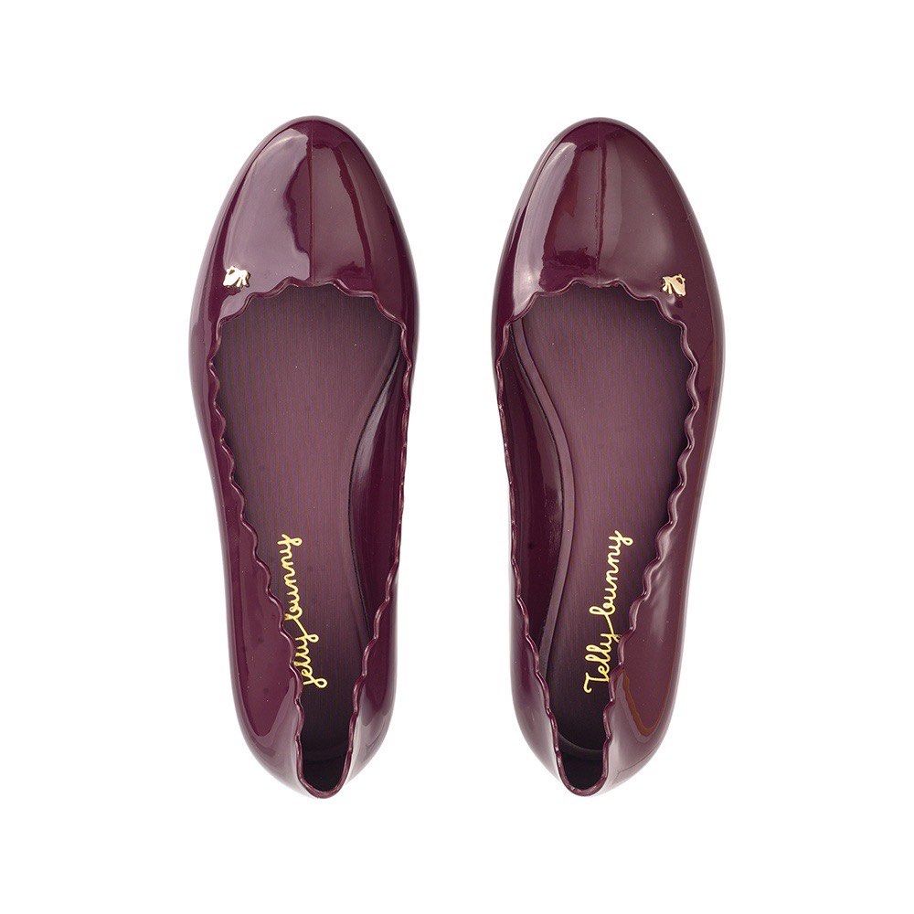 Jelly Bunny Sophie All The Way Ballet Flats Shoes Bordeaux