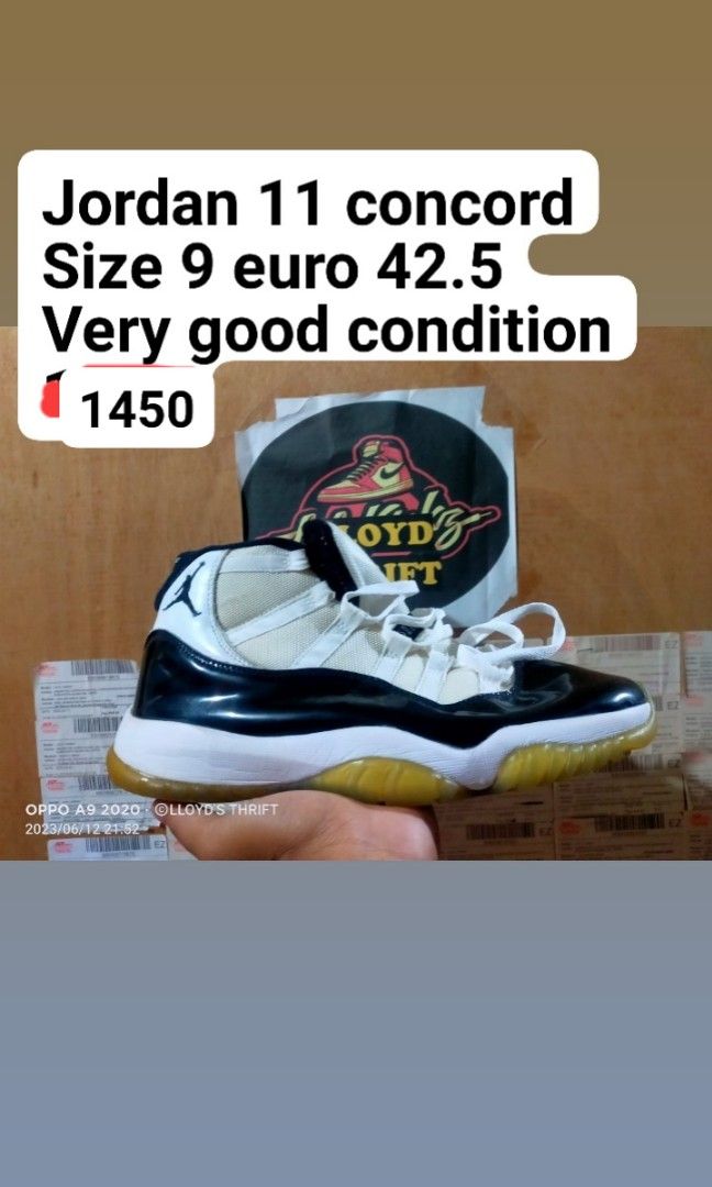 Size 9 discount concord 11