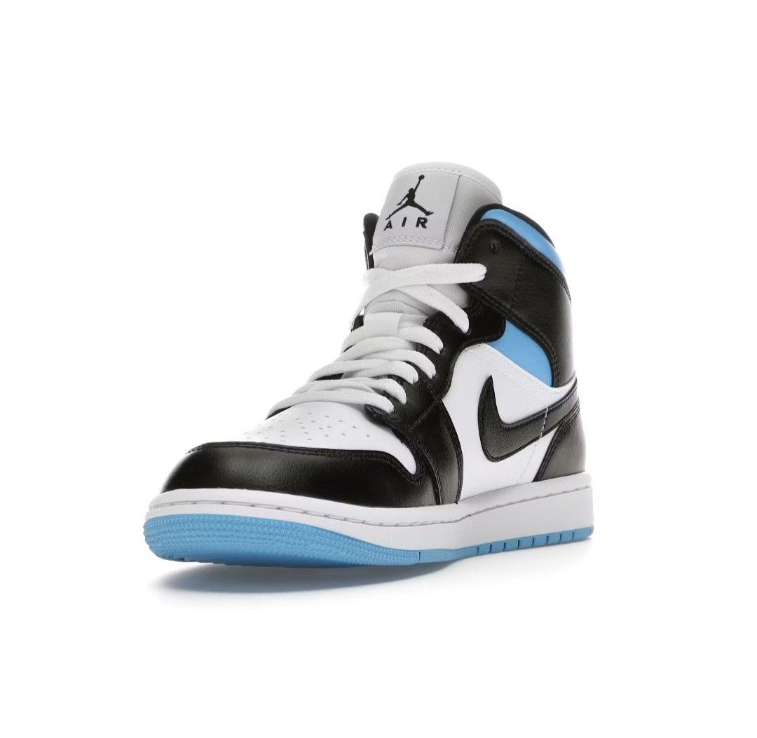 Jordan 1 Mid University Black White Men s Fashion Footwear