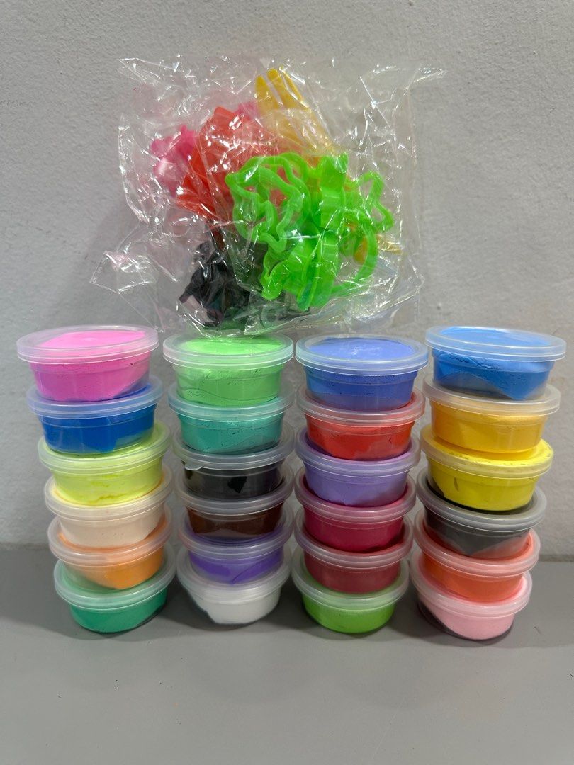 Kids craft - Clay moulding - 24 colors box, Hobbies & Toys, Stationery ...