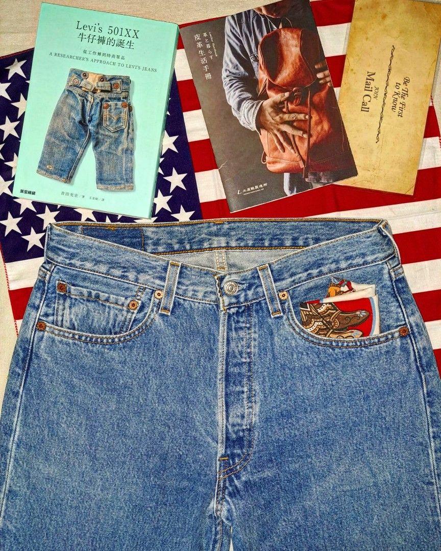 Levis 501 0193 original stone washing denim 30