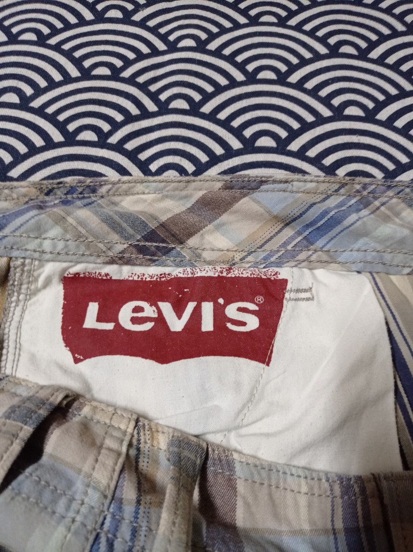 Levi's white tag multi pocket stripe original levis 501 cargo vintage ...
