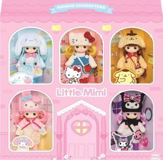 LITTLE MINI x Sanrio Characters  - Hello Kitty My Melody Cinnamoroll Kuromi Pompompurin
