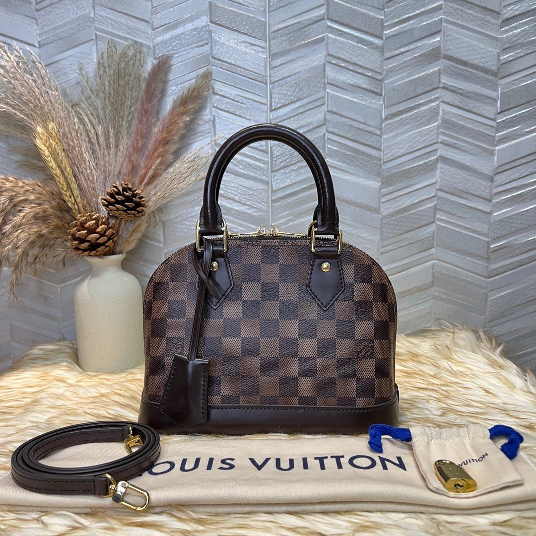 Alma bb damier ebene canvas outlet