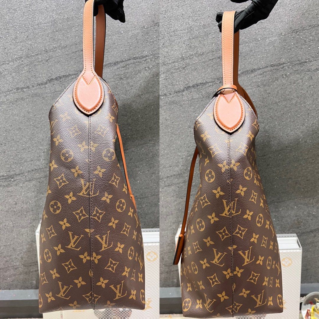 Louis Vuitton Flower Hobo Bag Monogram Canvas Brown Leather ref.554054 -  Joli Closet