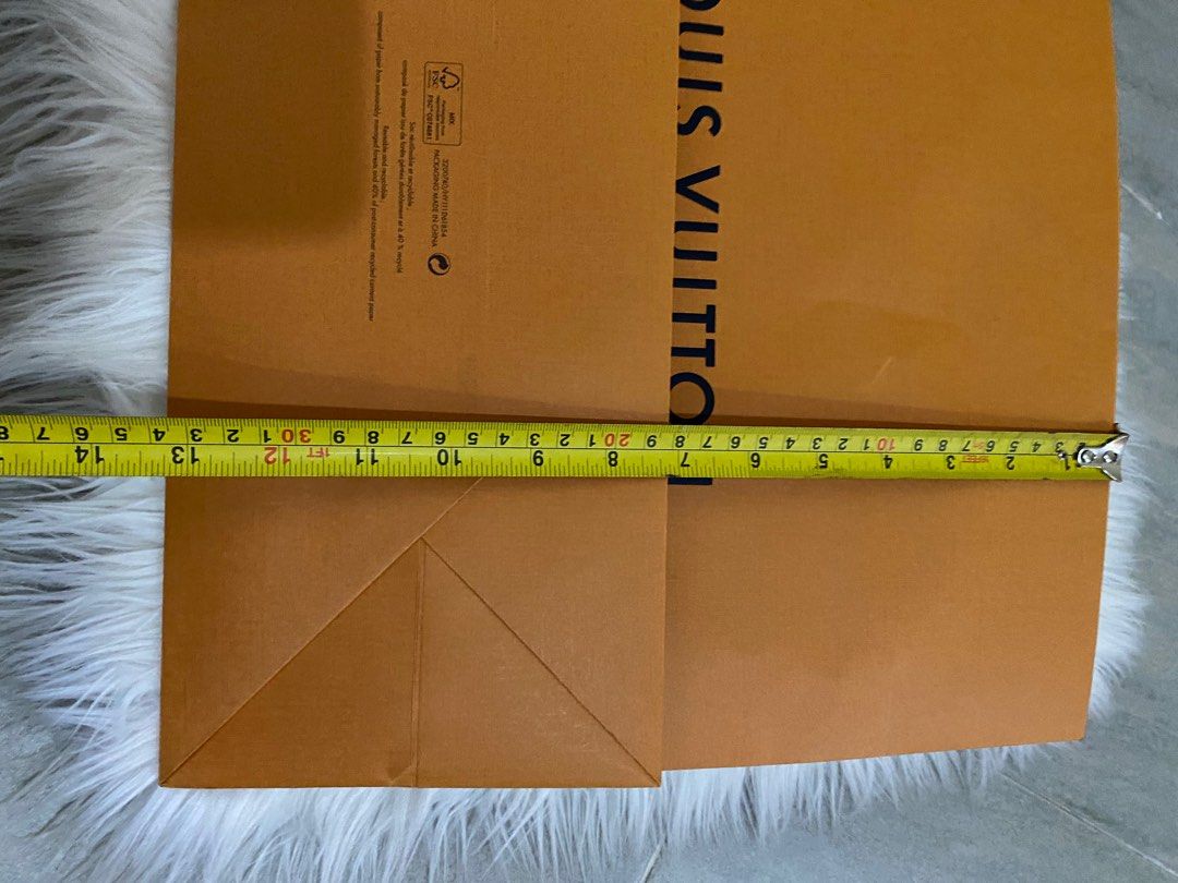 LV Louis Vuitton Gift carrier paper bag 40 X 34 X 16 cm (WxHxD)