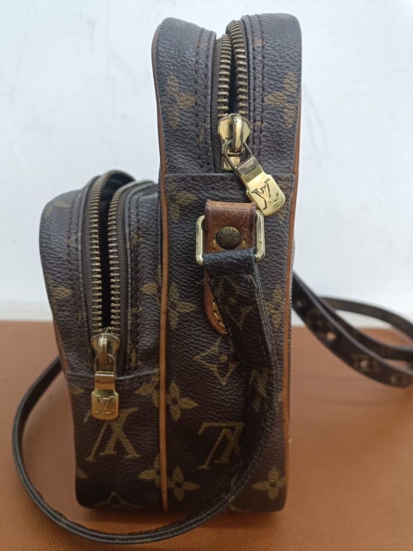 Louis Vuitton  M45236 Monogram Canvas Crossbody Bag Brown