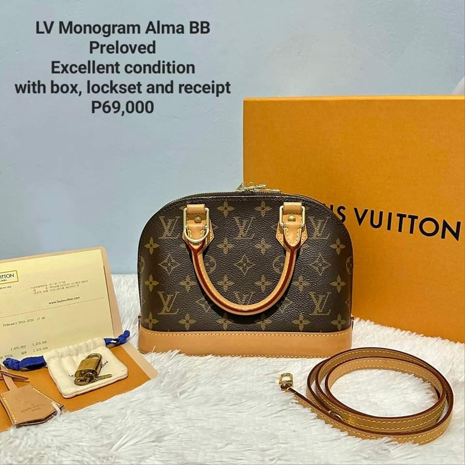 LV Bag Alma, Luxury, Bags & Wallets on Carousell