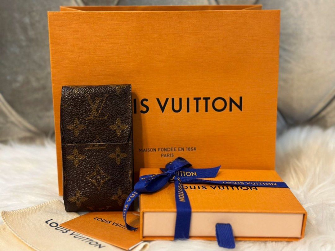 Auth Louis Vuitton Monogram Cigarette Case 