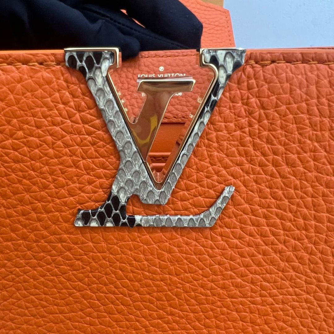Louis Vuitton Topaze Imperiale Capucines Mini Orange Taurillon