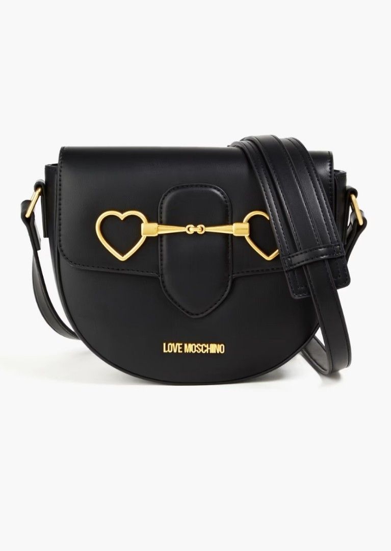 Moschino leather shoulder bag best sale