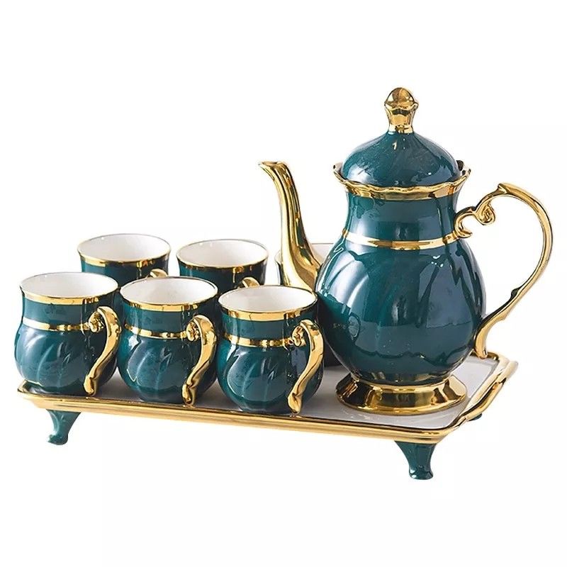 Luxury Tea Set 8 In 1, Furniture & Home Living, Kitchenware & Tableware