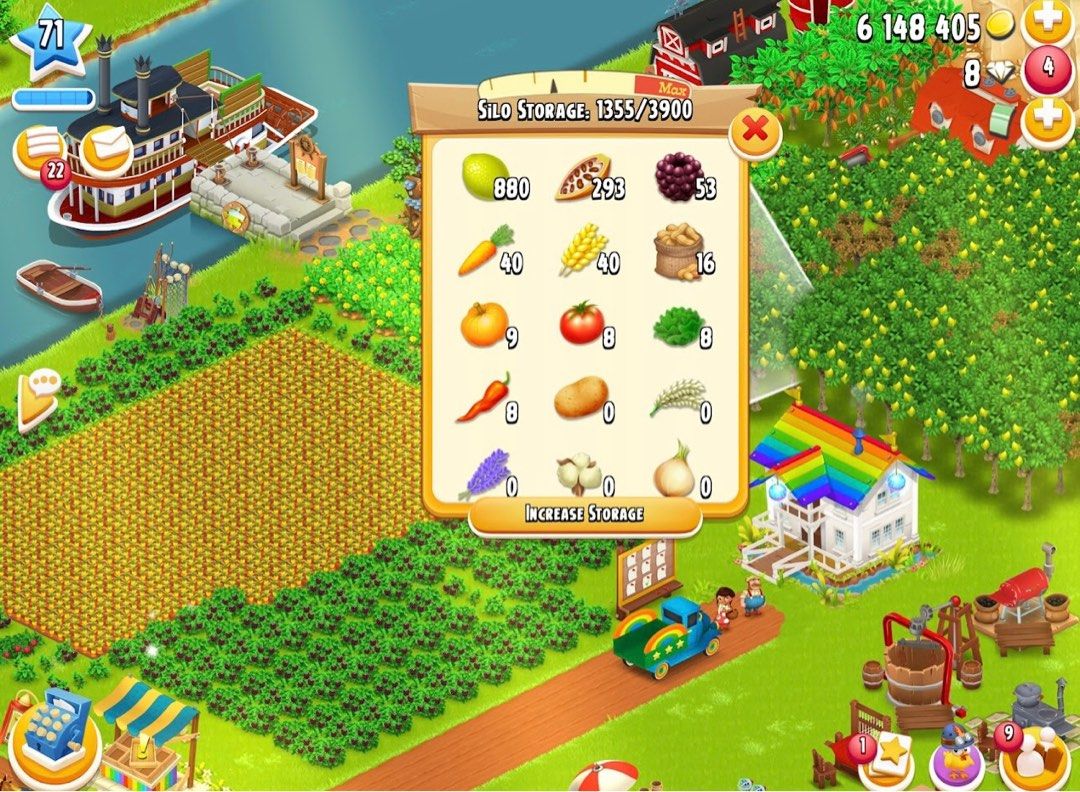 Lv 71 Hay Day Account, Video Gaming, Gaming Accessories, Game Gift Cards & Accounts on Carousell