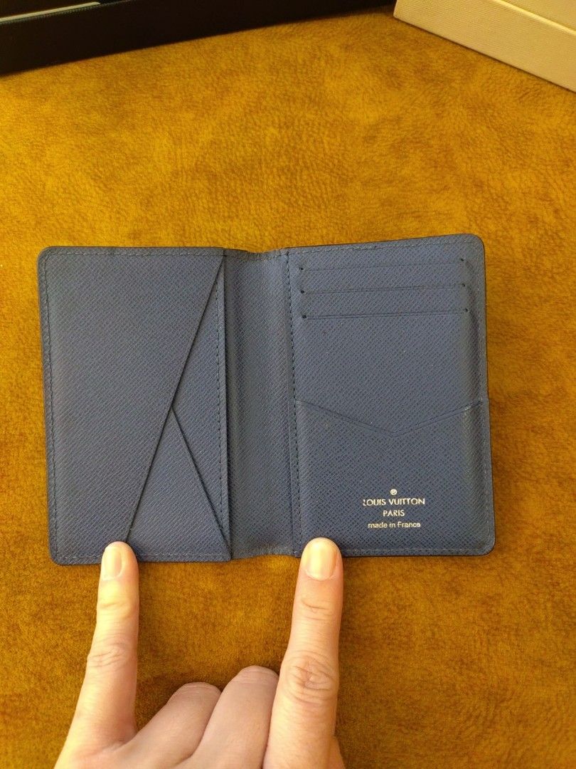 Louis Vuitton Mens Card Holder Damier Graphite Blue  Luxe Collective