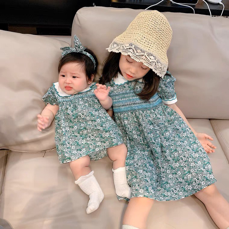 Matching baby and best sale sister dresses