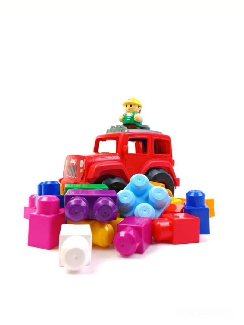 Mega Block by Fisher Price Red Truck
