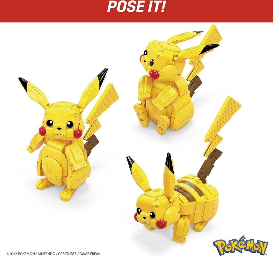 Mega Pokemon Motion Pikachu Mechanized Building Set, 1092 Pieces,  Multicolored (HGC23), Hobbies & Toys, Toys & Games on Carousell