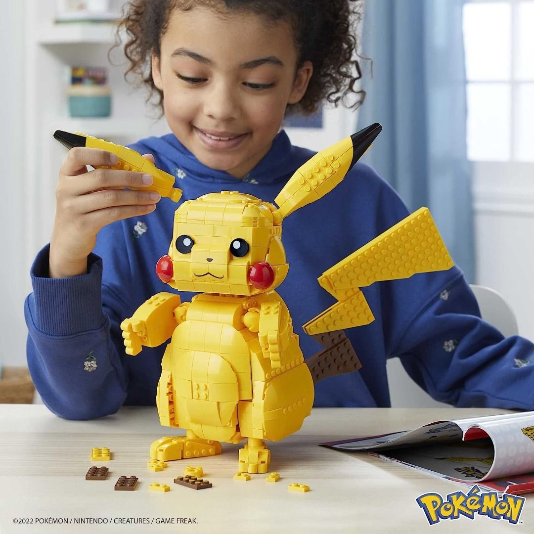 Mega Pokemon Motion Pikachu Mechanized Building Set, 1092 Pieces,  Multicolored (HGC23), Hobbies & Toys, Toys & Games on Carousell