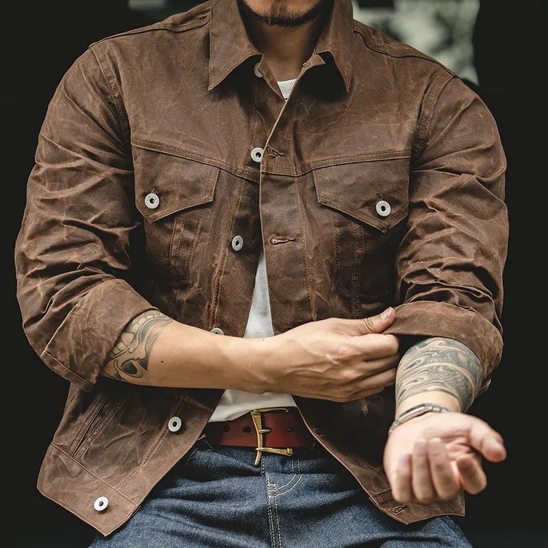 Mens casual canvas jackets online
