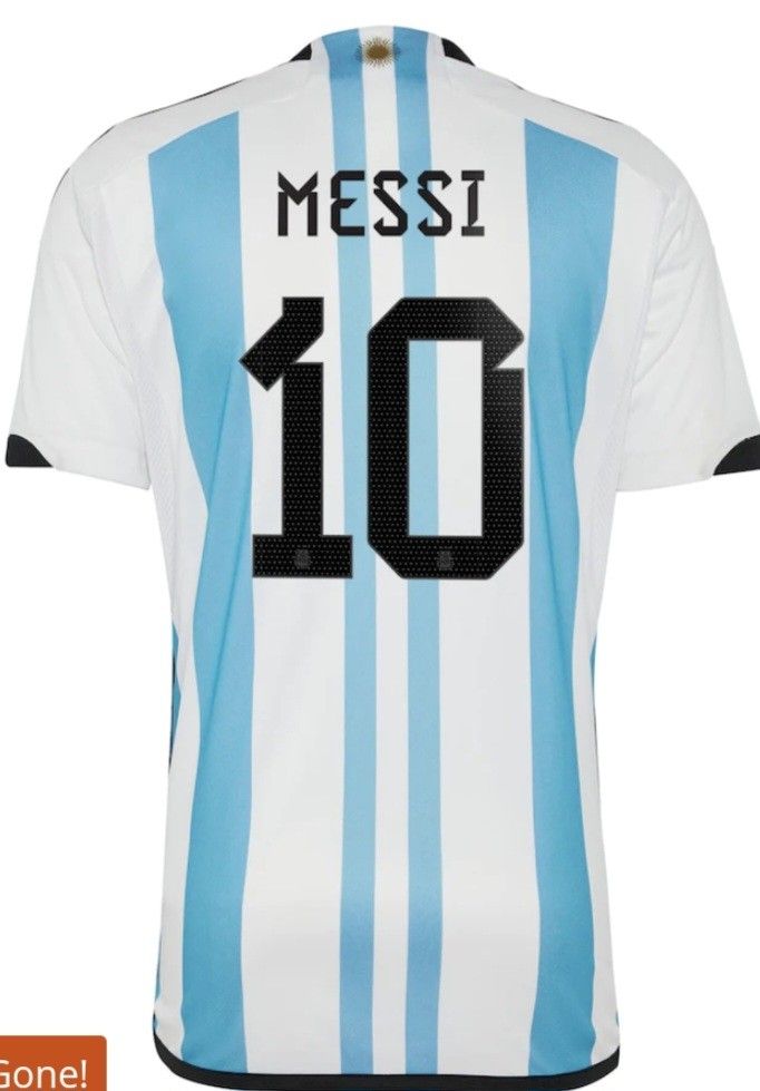 Messi Argentina National Team Jersey Size Large, Men's Fashion